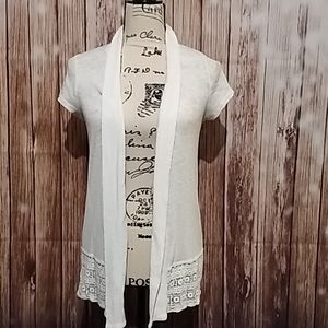 Carolyn Taylor ribbed short sleeve sweater
